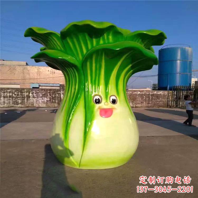 宁夏“仿真白菜雕塑”——让你触摸自然之美