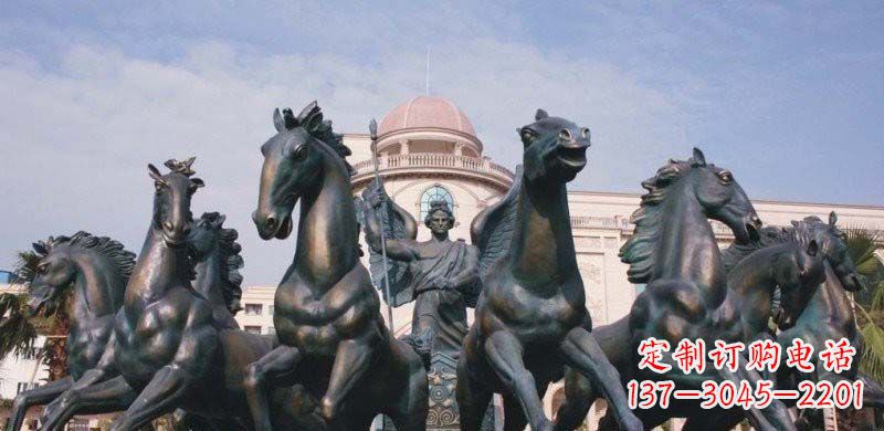 宁夏阿波罗战车铜雕222