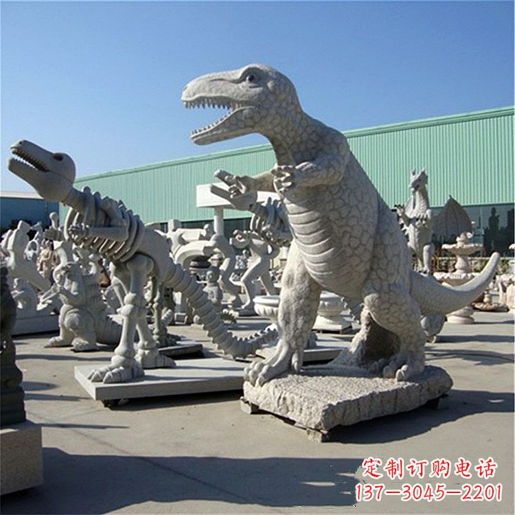 宁夏霸王龙石雕塑