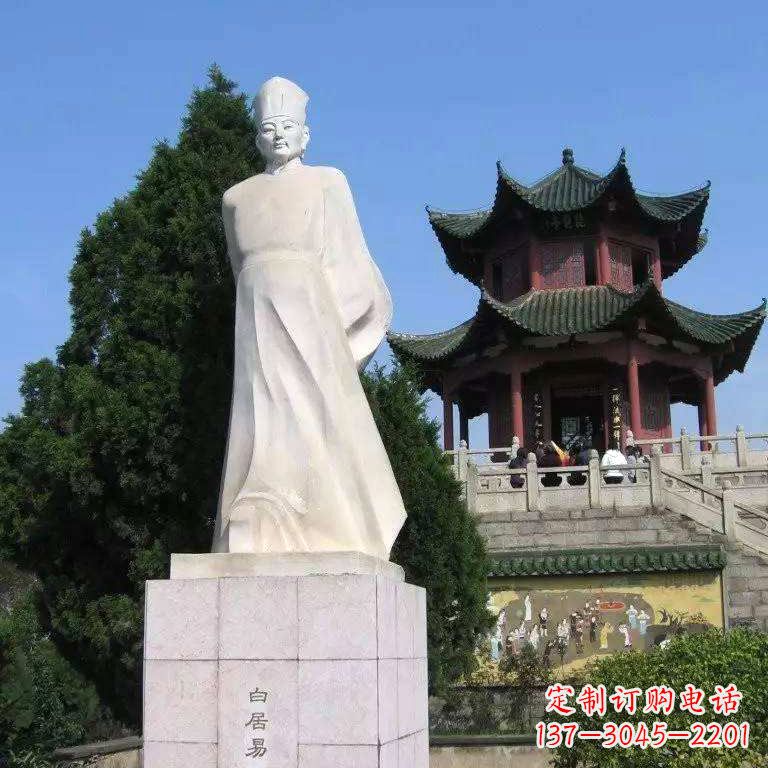 宁夏白居易唐诗雕像