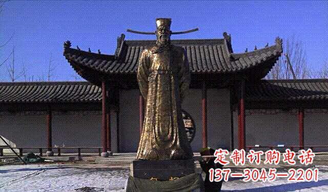 宁夏包拯古代名人铜雕