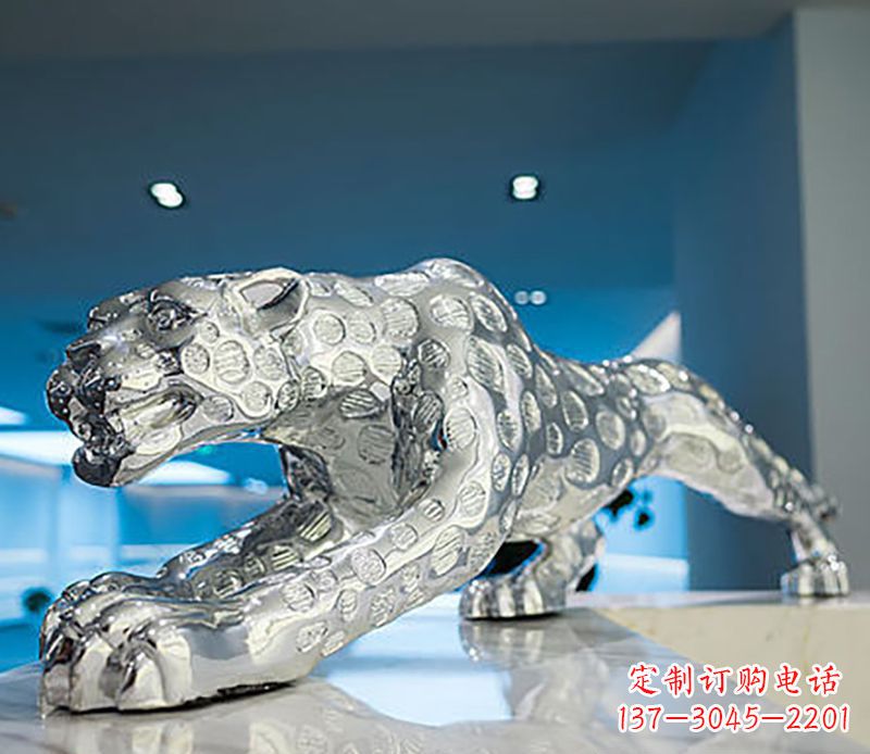 宁夏豹子雕塑工艺品