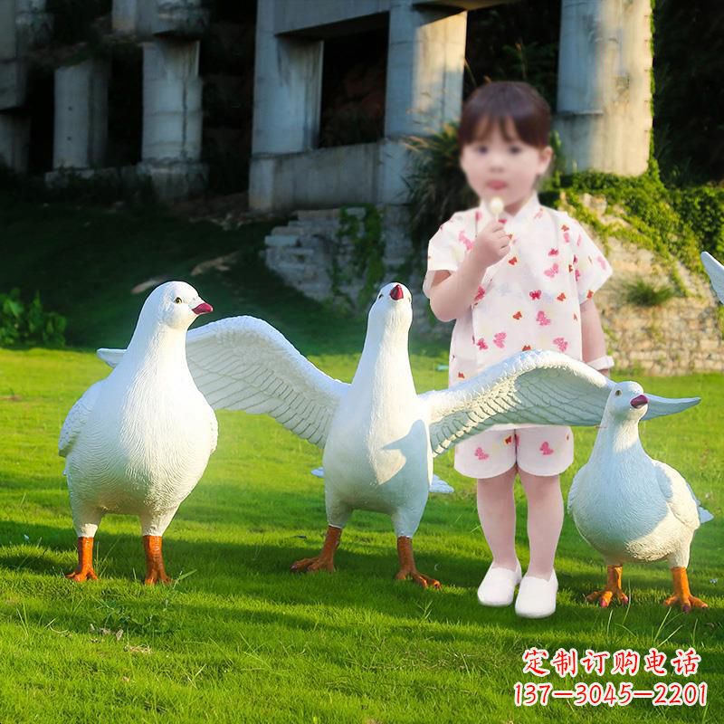 宁夏北京街头雕塑少女与和平鸽