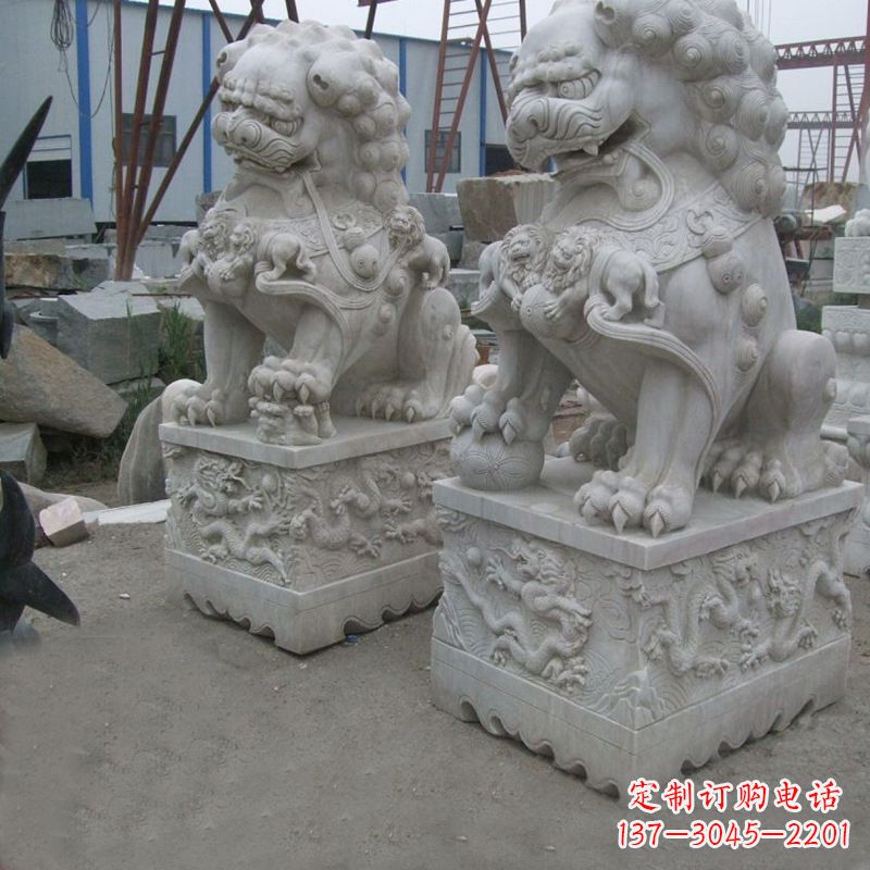 宁夏新狮子雕塑,传承北京青铜文化