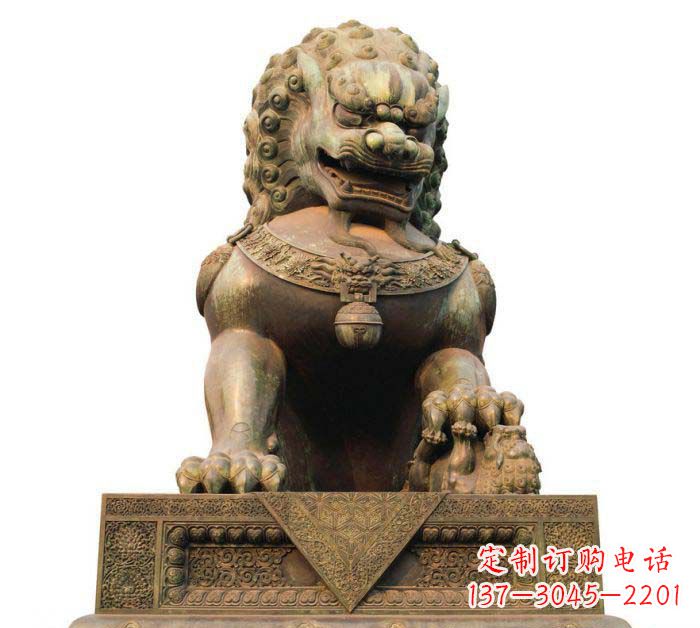 宁夏北京狮大型狮子铜雕