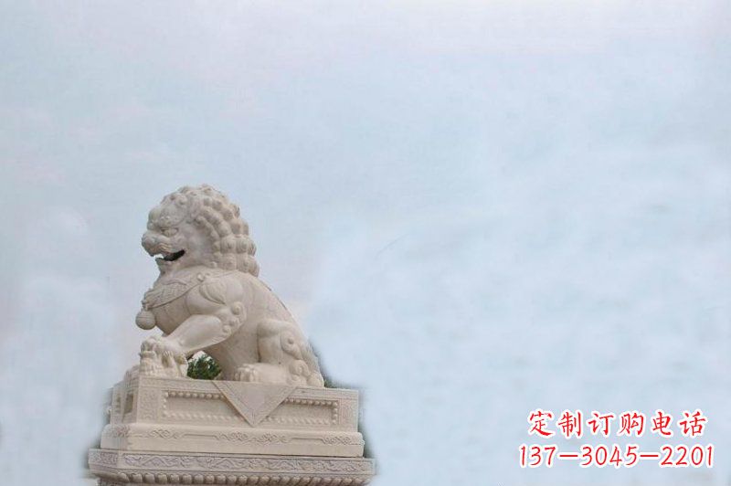 宁夏北京狮石精美狮子雕塑