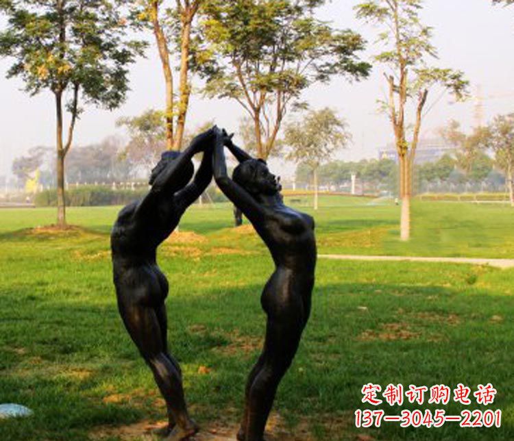 宁夏情侣之恋——让爱永不褪色的铜雕