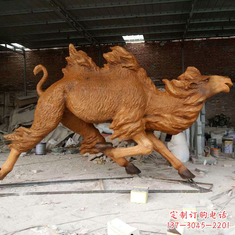 宁夏活力四射的骆驼