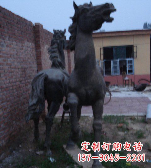 宁夏精美铜雕动物马