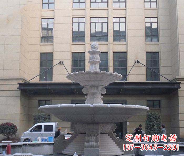 宁夏别墅景观欧式喷泉石雕