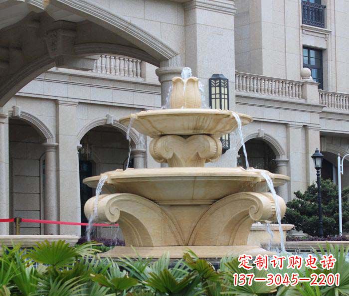 宁夏别墅景观欧式喷泉石雕_1