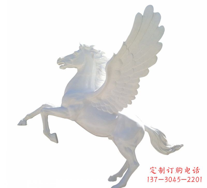 宁夏新款玻璃钢飞马摆件