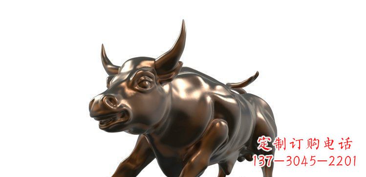 宁夏玻璃钢仿铜牛公园动物雕塑视觉盛宴