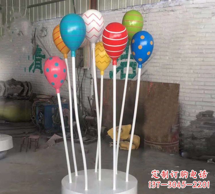 宁夏玻璃钢仿真气球雕塑——精美绝伦