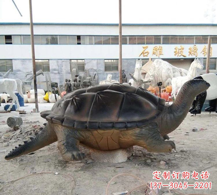 宁夏玻璃钢乌龟雕塑——精致美丽的艺术品