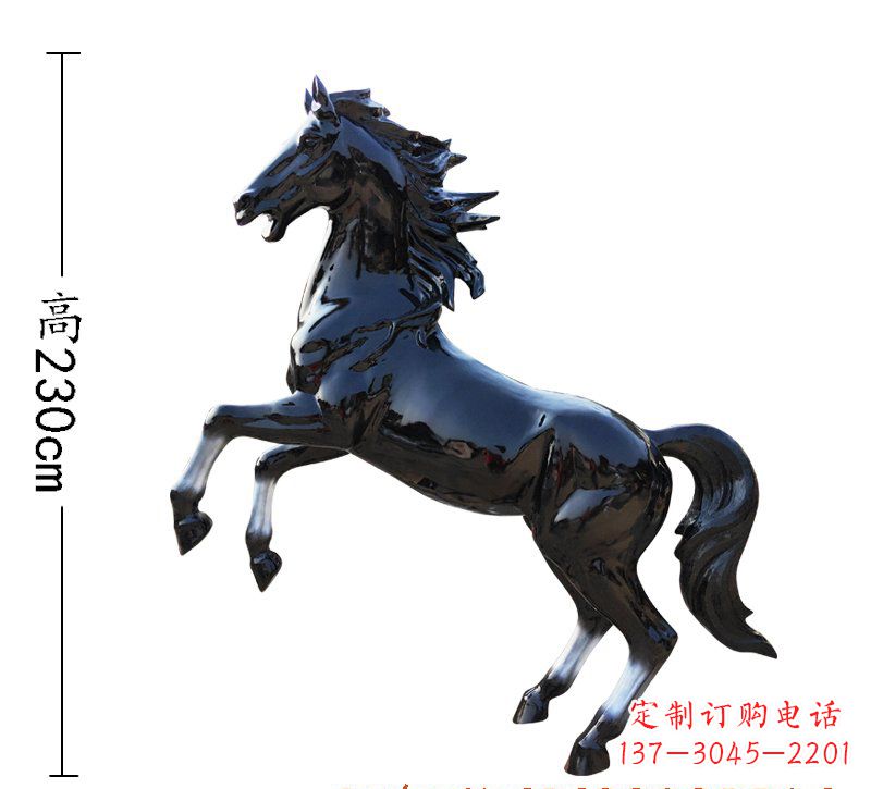 宁夏玻璃钢马雕塑精美外形、经久耐用
