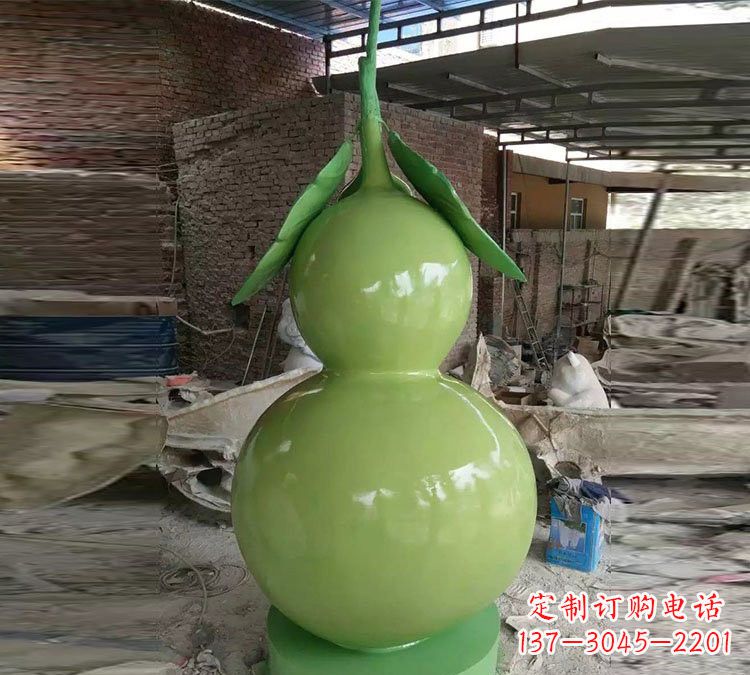 宁夏玻璃钢仿真葫芦雕塑