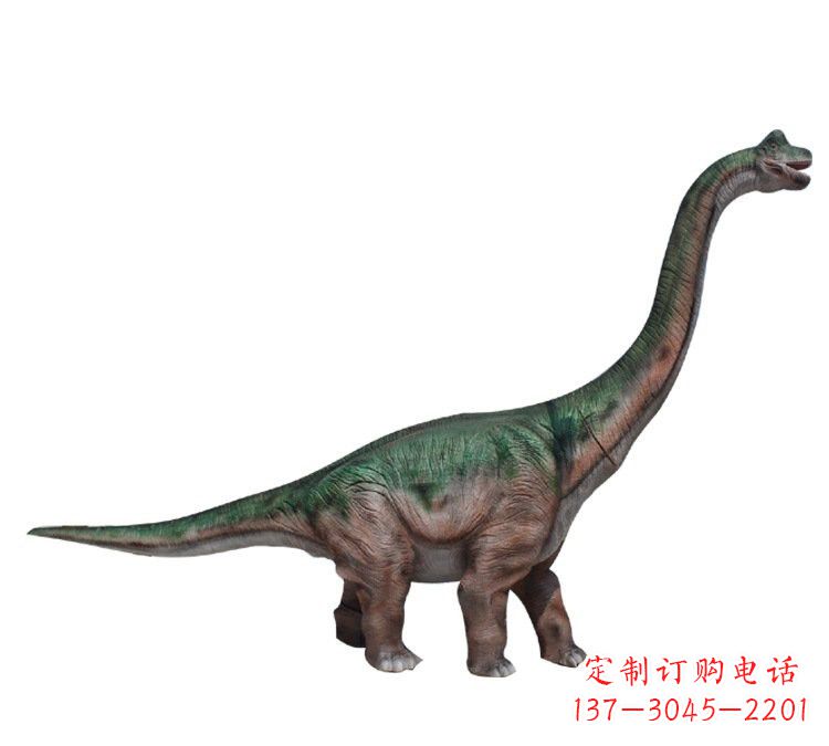 宁夏玻璃钢仿真恐龙腕龙雕塑