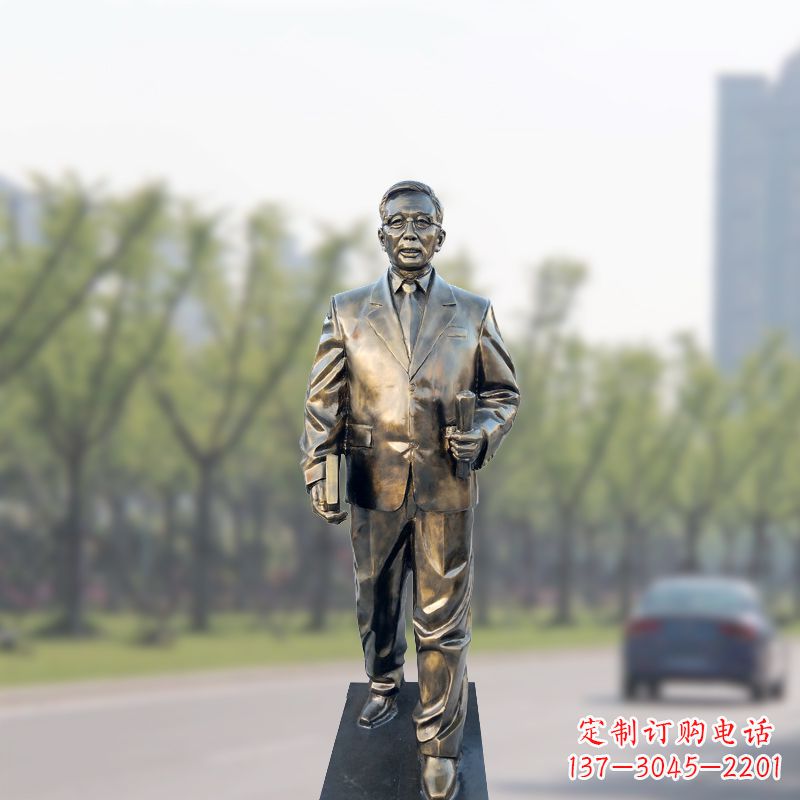 宁夏华罗庚雕塑传承与现代化