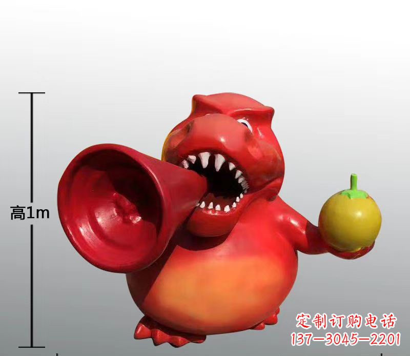宁夏玻璃钢卡通动物雕塑