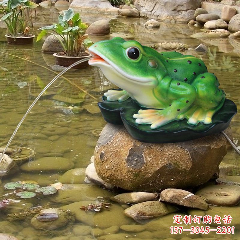 宁夏玻璃钢青蛙雕塑——艺术与自然的完美结合
