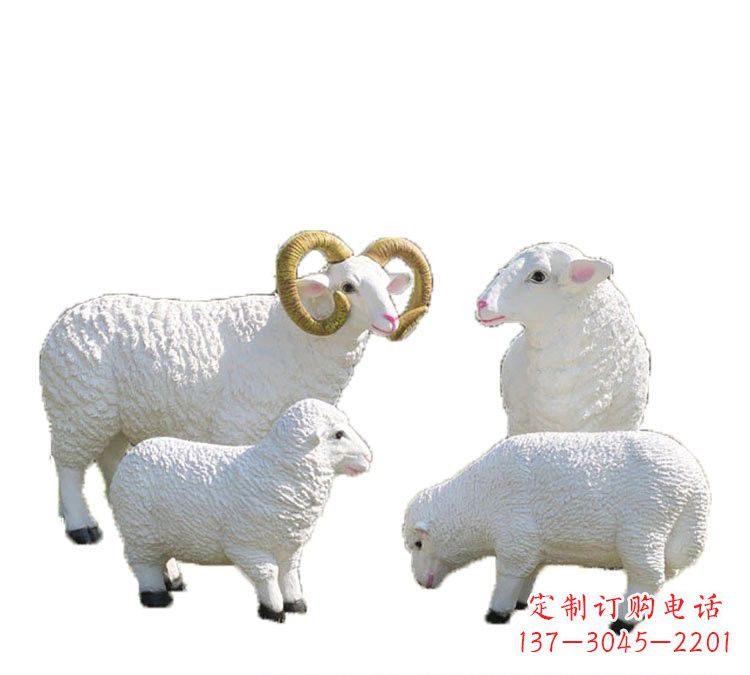 宁夏玻璃钢山羊雕塑——传承藏区特色文化