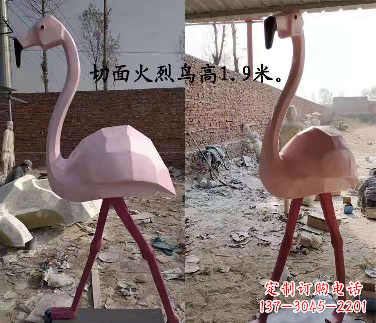 宁夏玻璃钢仙鹤雕塑——灵动的艺术美学