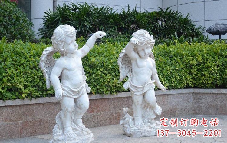宁夏玻璃钢天使雕塑精美绝伦