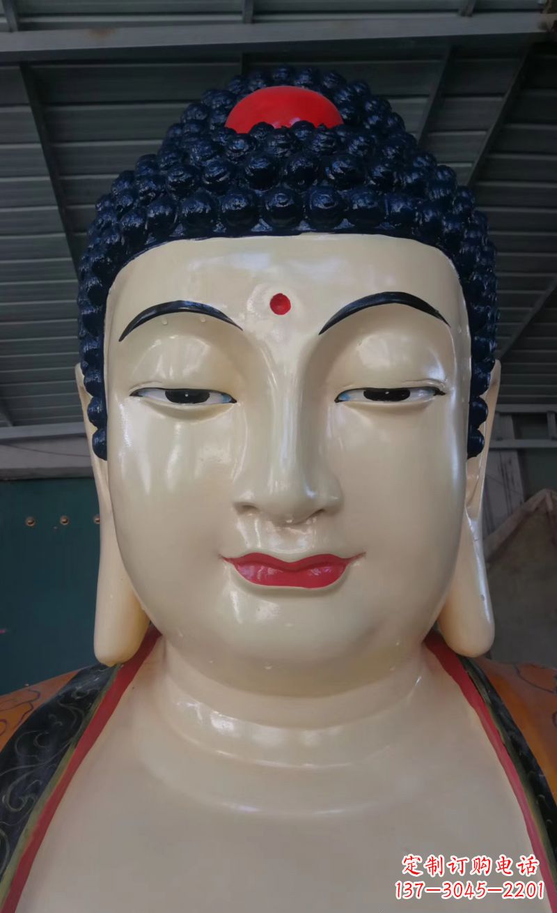 宁夏玻璃钢宗教庙宇如来雕像宗教文化的艺术精粹
