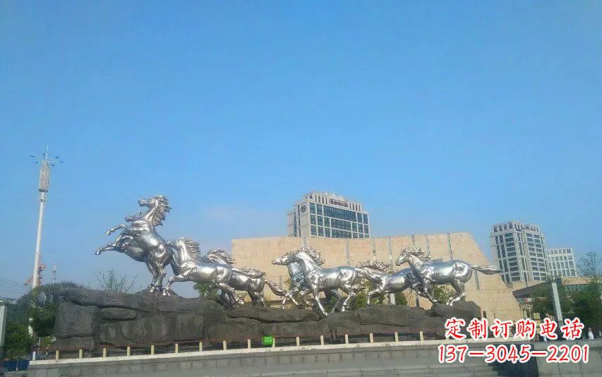 宁夏不锈钢动物雕塑精美的艺术品