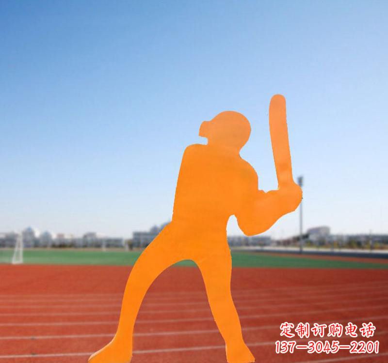 宁夏棒球运动人物雕塑传承棒球精神