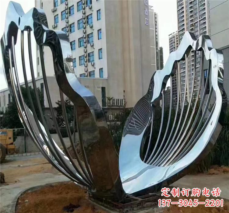 宁夏不锈钢贝壳雕塑艺术与自然的完美结合