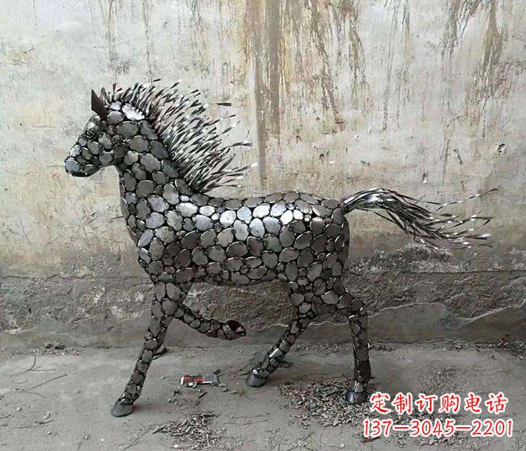 宁夏不锈钢奔马雕塑艺术与自由的象征