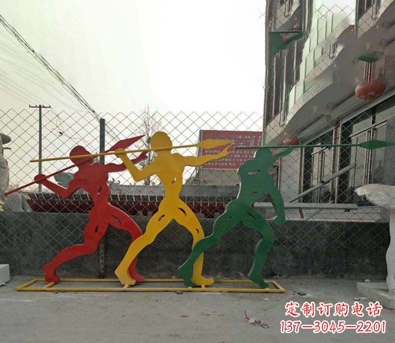 宁夏不锈钢标枪雕塑一种新兴的艺术形式