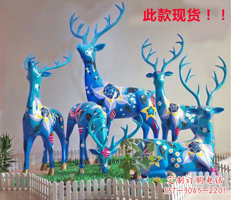 宁夏不锈钢彩绘动物雕塑——让公园更加美丽