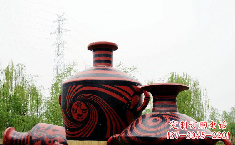 宁夏不锈钢彩色花盆雕塑让空间更加精致