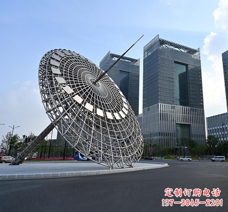 宁夏不锈钢城市璀璨的摩天轮雕塑