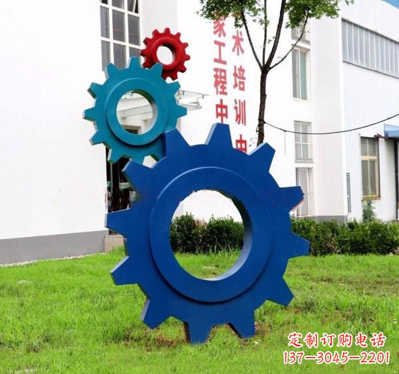 宁夏不锈钢齿轮雕塑创新艺术的结晶