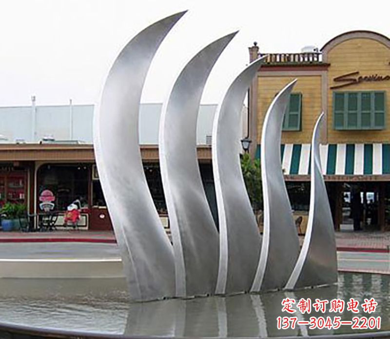 宁夏不锈钢翅膀雕塑给空中带来力量与美丽