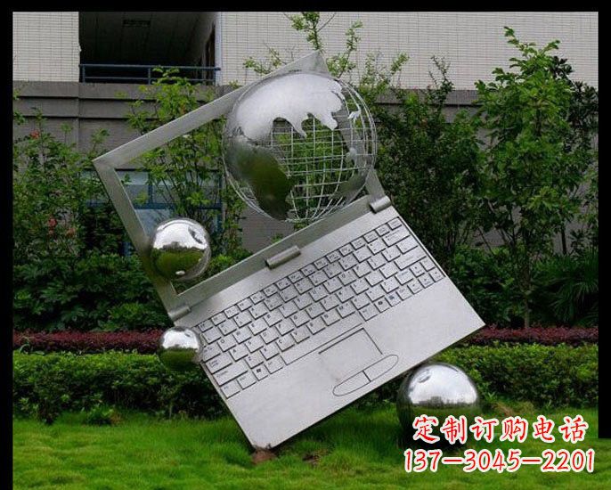 宁夏不锈钢制作的地球雕塑