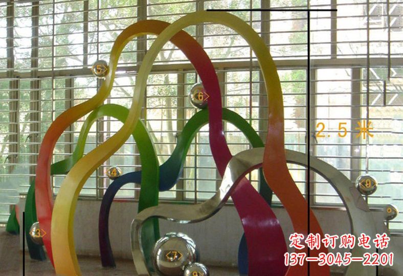宁夏不锈钢假山雕塑精致耐用的艺术品