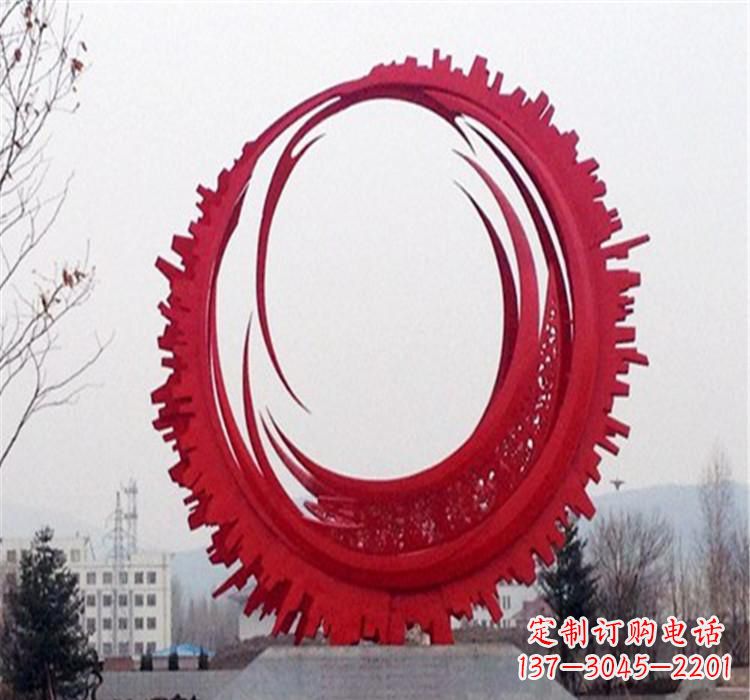 宁夏不锈钢齿轮雕塑令人惊叹的精细艺术