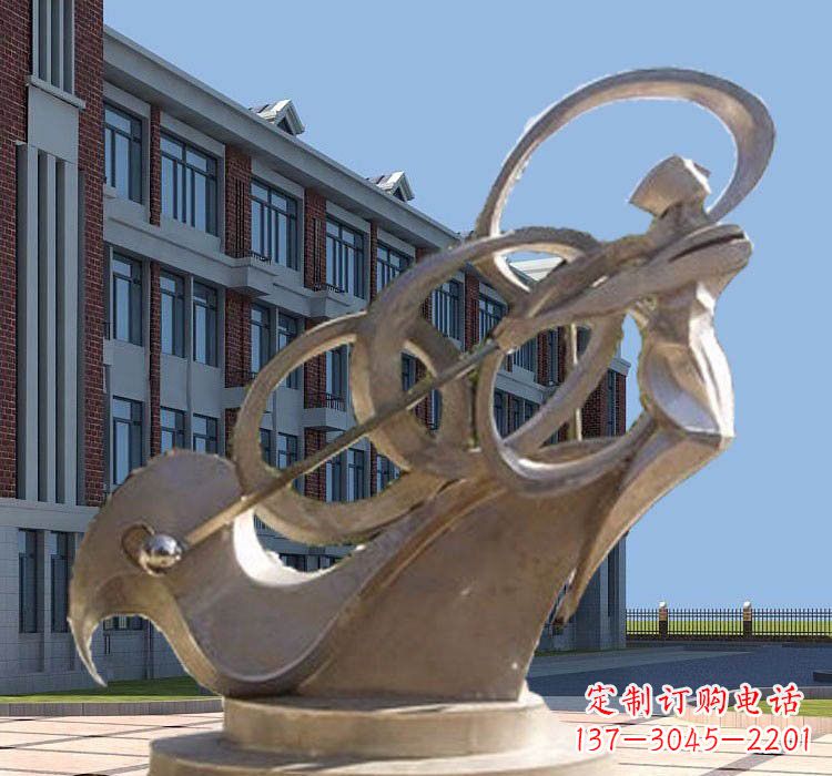 宁夏不锈钢制作的高尔夫球雕塑