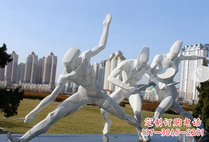 宁夏精致不锈钢羽毛球雕塑