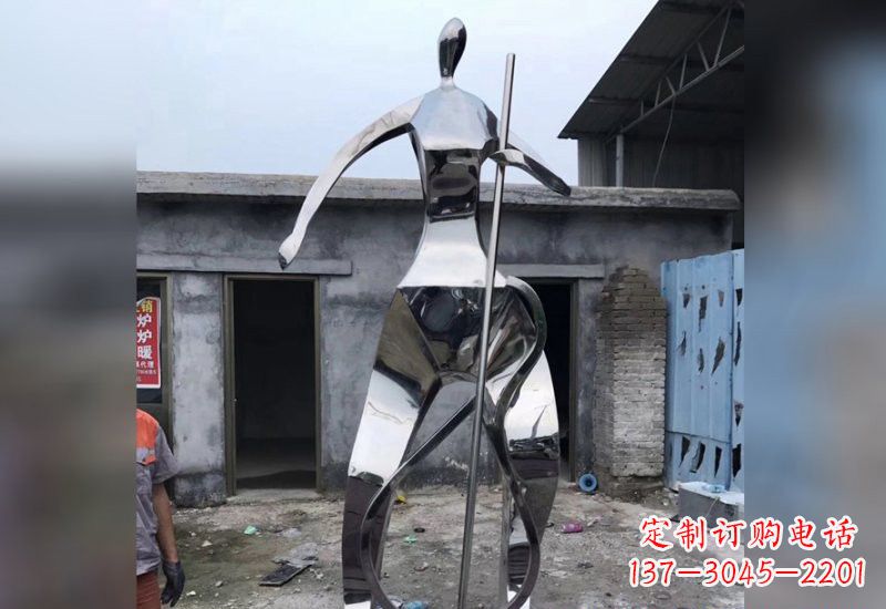 宁夏精致的不锈钢大提琴雕塑