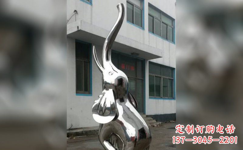 宁夏精致的不锈钢大象雕塑