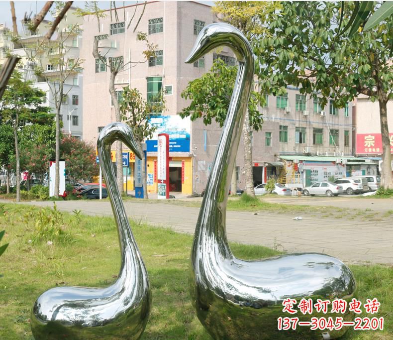 宁夏不锈钢动物雕塑