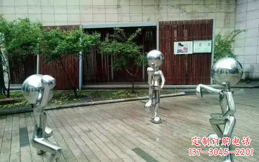宁夏不锈钢儿童景观雕塑为孩子们打造安全又美观的游乐场