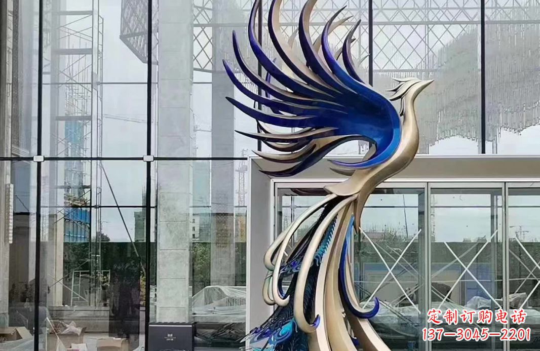 宁夏凤凰雕塑不锈钢的艺术之美