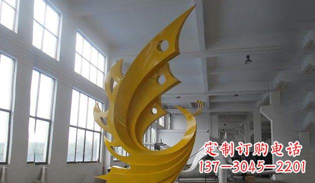 宁夏不锈钢凤凰雕塑——给生活添彩